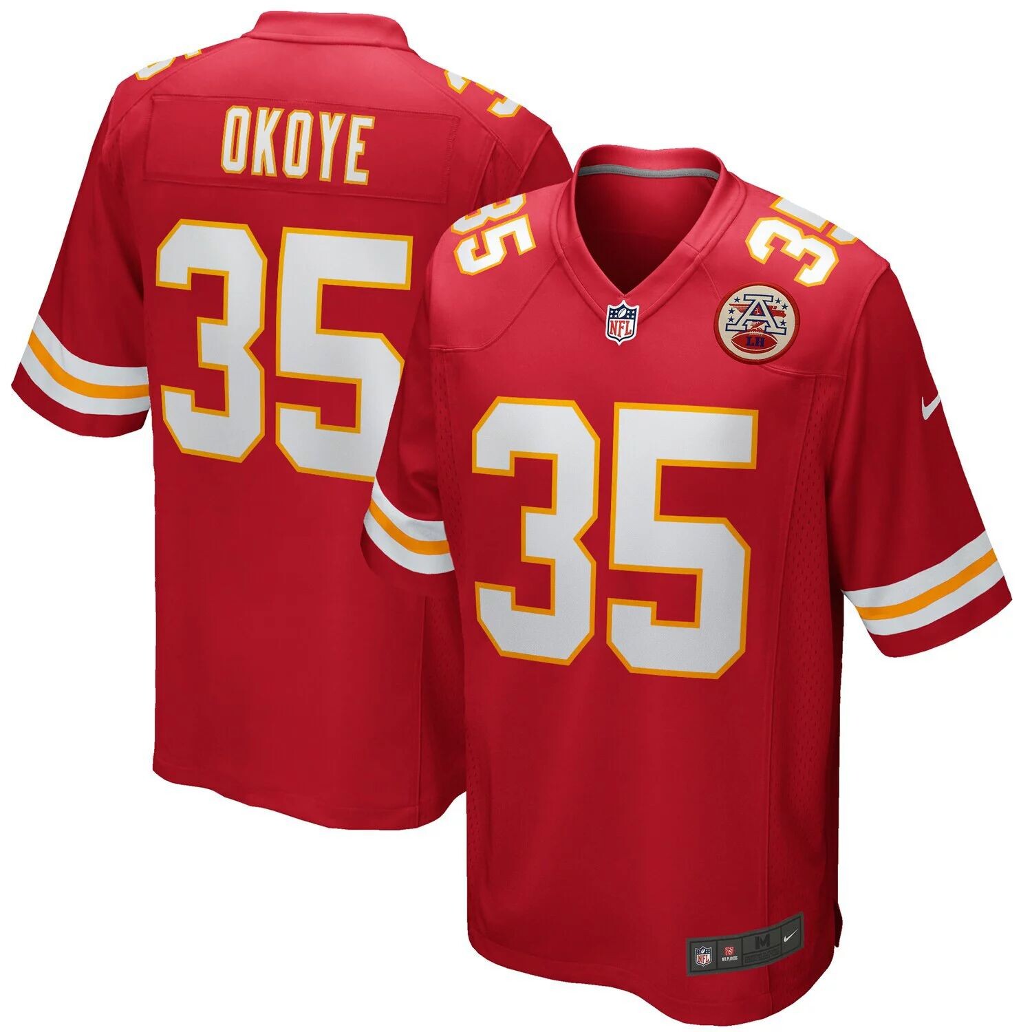 Мужская футболка Nike Christian Okoye Red Kansas City Chiefs Game Retired Player
Мужская футболка Nike Christian Okoye Red Kansas City Chiefs Game Retired Player