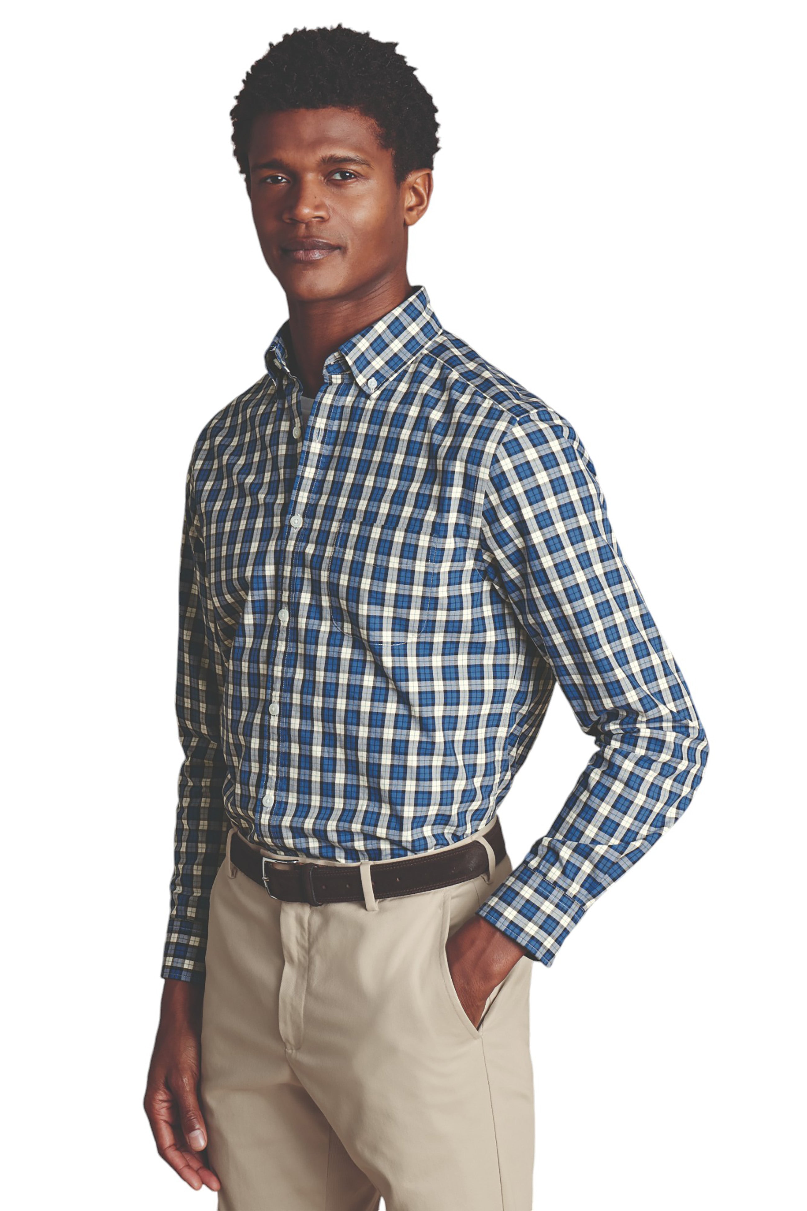 Мужская рубашка Charles Tyrhwitt Slim Fit Plaid Check из эластичного поплина, не требующего глажки Charles Tyrwhitt, цвет ocean blue
Мужская рубашка Charles Tyrhwitt Slim Fit Plaid Check из эластичного поплина, не требующего глажки Charles Tyrwhitt, цвет ocean blue