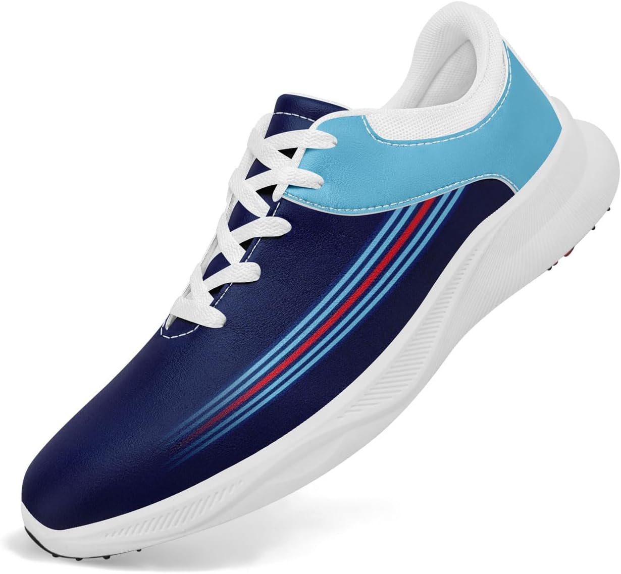 Мужские гольф-кроссовки, спортивные водонепроницаемые гольф-ботинки без шипов, нескользящие с воздухопроницаемой амортизацией, спортивная обувь для женщин Coolcustomize, темно-синий
Мужские гольф-кроссовки, спортивные водонепроницаемые гольф-ботинки без шипов, нескользящие с воздухопроницаемой амортизацией, спортивная обувь для женщин Coolcustomize, темно-синий