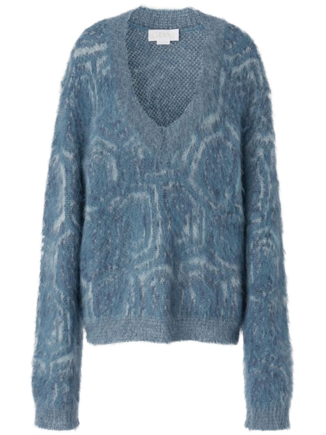 Genny пуловер с рисунком животного, синий
Genny пуловер с рисунком животного, синий