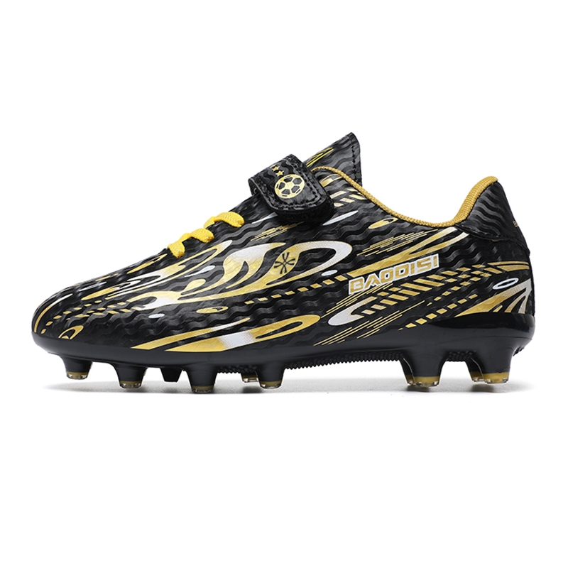 Футбольные бутсы с противоскользящим покрытием для детей YUZHAOLIN, черный/золотой
Футбольные бутсы с противоскользящим покрытием для детей YUZHAOLIN, черный/золотой