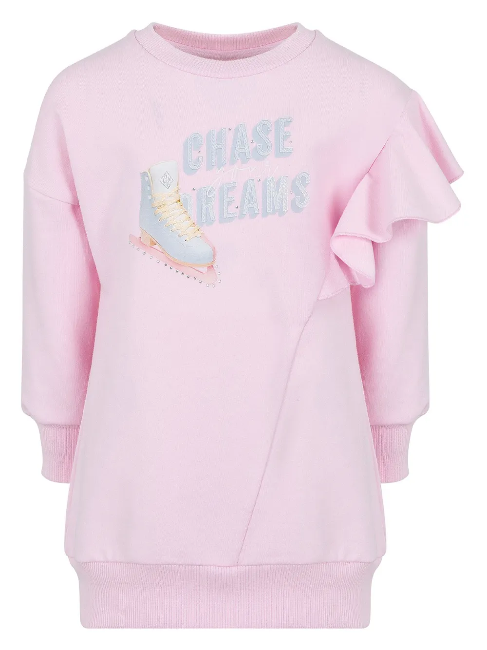 Платье-джемпер асимметричного кроя с оборками Lapin House, розовый
Платье-джемпер асимметричного кроя с оборками Lapin House, розовый