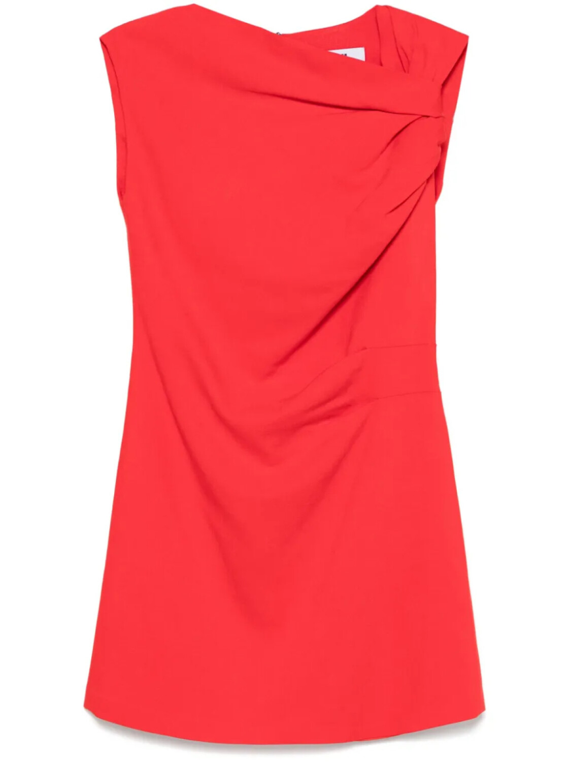 MSGM платье мини с драпировкой, красный 
MSGM платье мини с драпировкой, красный