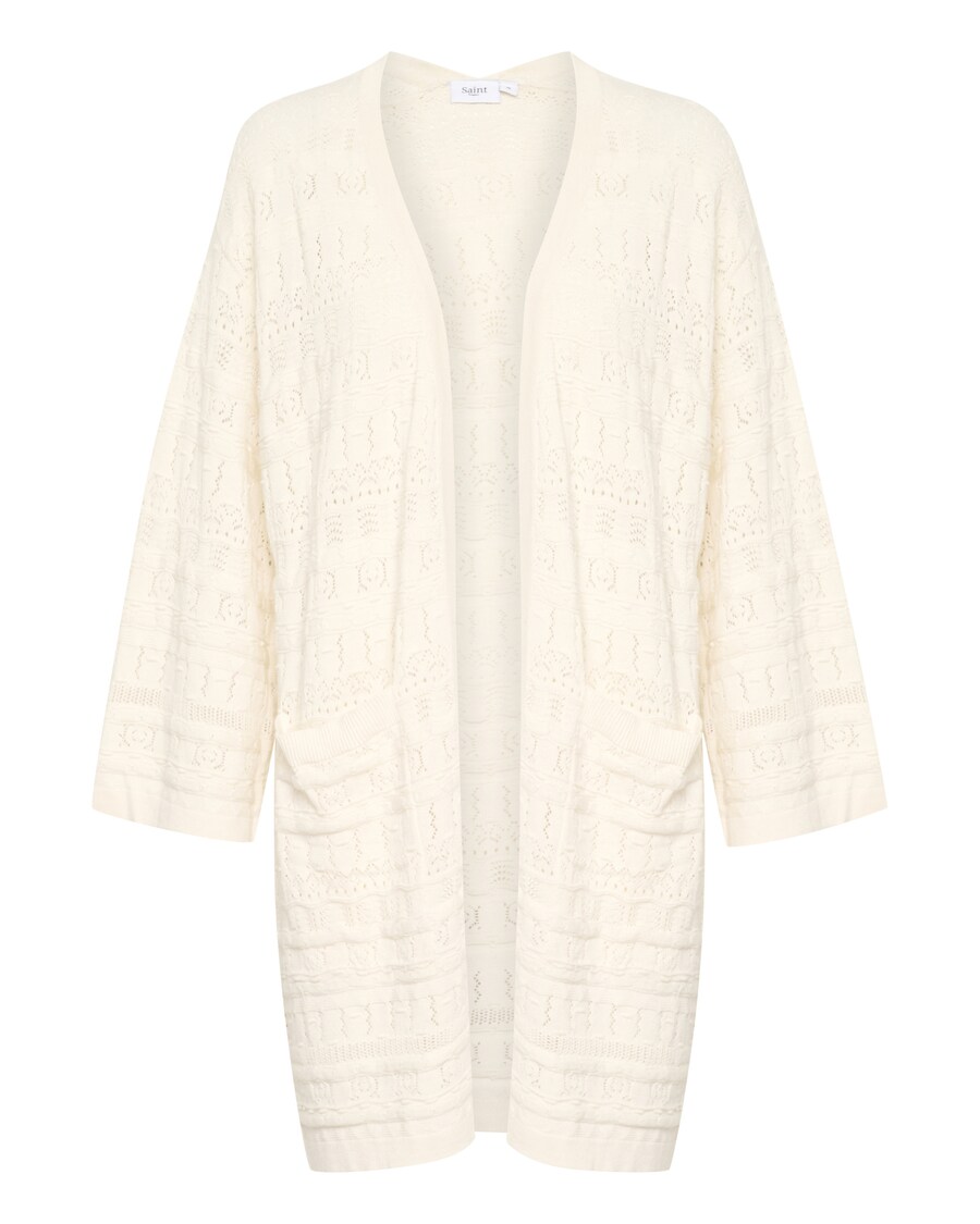 Кардиган оверсайз SAINT TROPEZ Joyce, Wool White
Кардиган оверсайз SAINT TROPEZ Joyce, Wool White