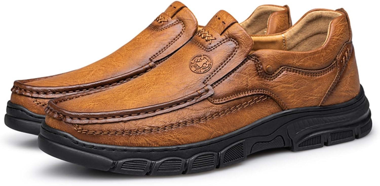 Мужские премиальные кожаные мокасины для вождения - Penny Slip-On, ручная работа, дышащая подкладка, амортизирующая стелька, идеально подходят для улицы, на лодке и для ежедневного ношения Khwfjas, коричневый
Мужские премиальные кожаные мокасины для вождения - Penny Slip-On, ручная работа, дышащая подкладка, амортизирующая стелька, идеально подходят для улицы, на лодке и для ежедневного ношения Khwfjas, коричневый
