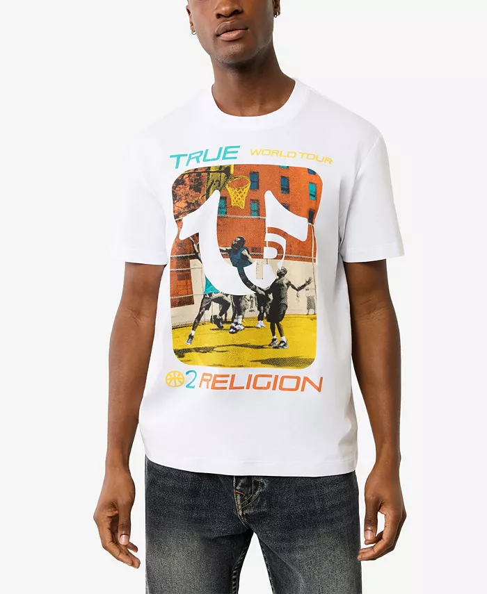 Мужская футболка с коротким рукавом True Court True Religion, белый
Мужская футболка с коротким рукавом True Court True Religion, белый