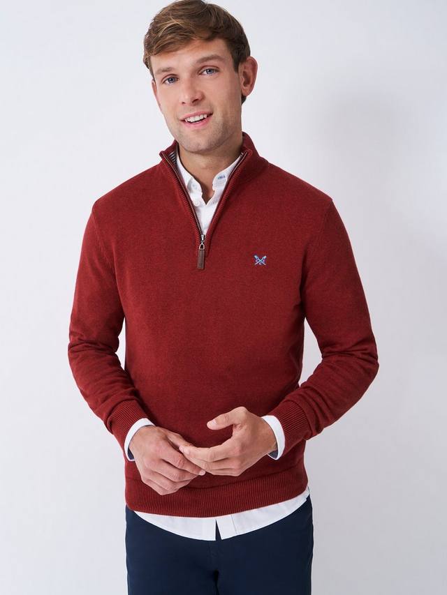 Хлопковый джемпер с полузастежкой Crew Clothing, Berry Red
Хлопковый джемпер с полузастежкой Crew Clothing, Berry Red