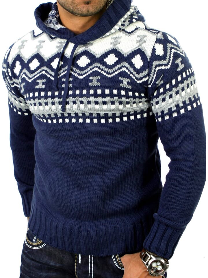 Пуловер RESLAD Strickpullover Norweger, синий
Пуловер RESLAD Strickpullover Norweger, синий