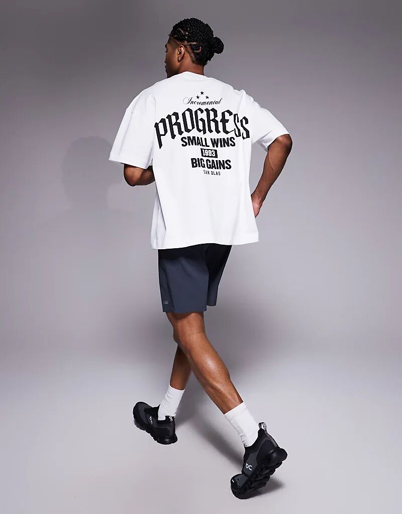 Футболка свободного кроя из плотного хлопка 4505 с принтом на спине и быстросохнущей отделкой белого цвета
Футболка свободного кроя из плотного хлопка 4505 с принтом на спине и быстросохнущей отделкой белого цвета