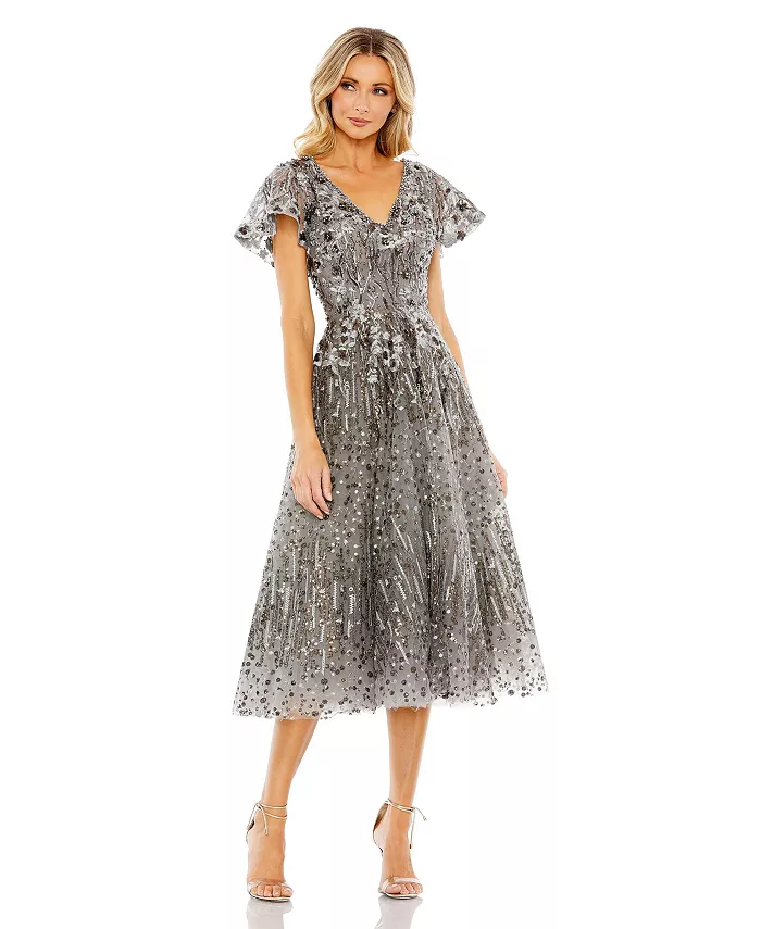 Женское платье с декоративными элементами Butterfly, силуэт "приталенное с расклешенной юбкой" Mac Duggal, синий
Женское платье с декоративными элементами Butterfly, силуэт "приталенное с расклешенной юбкой" Mac Duggal, синий