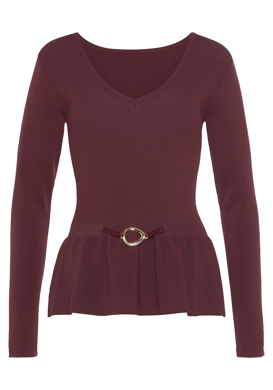 Свитер LASCANA, фиолетовый
Свитер LASCANA, фиолетовый