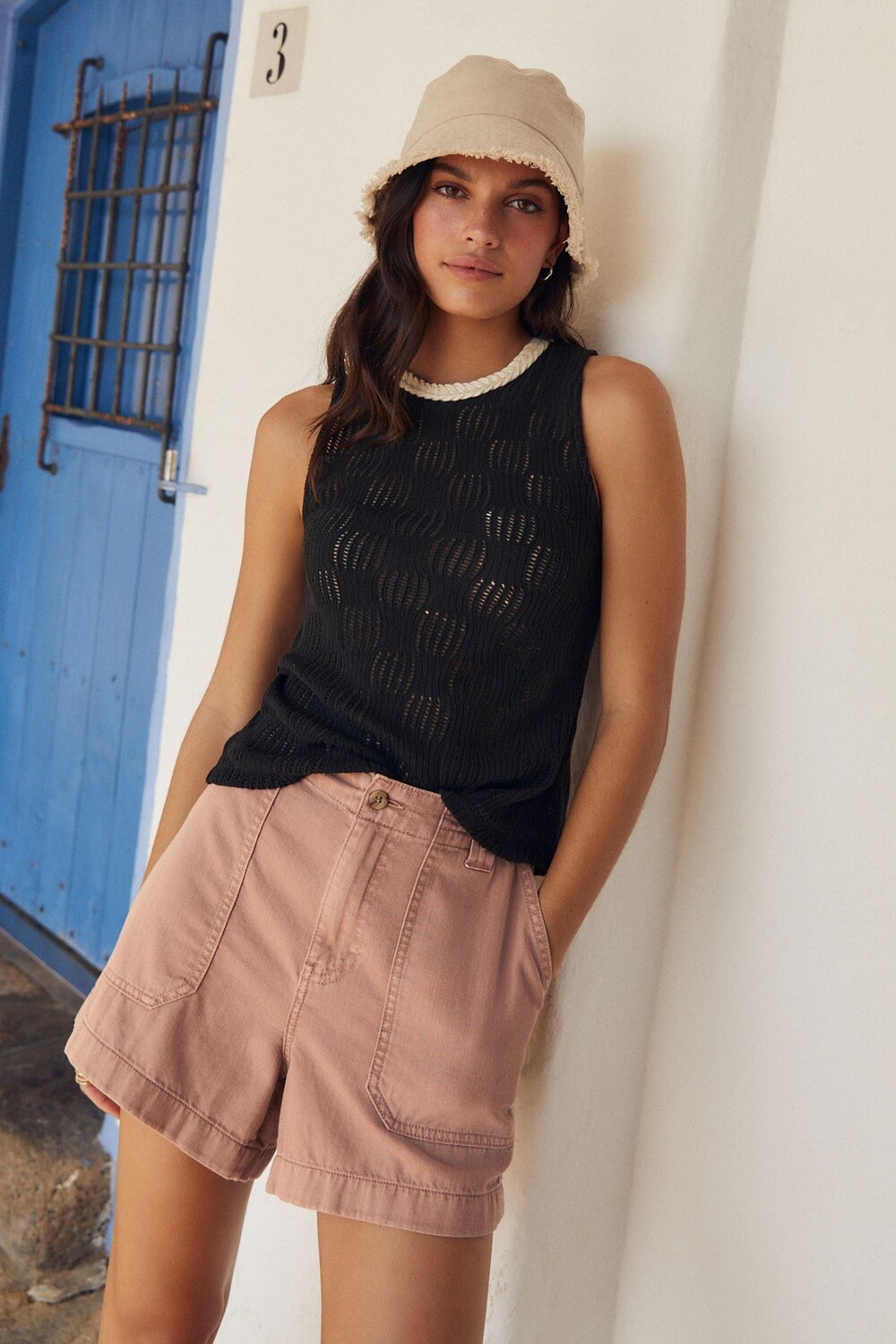 Футболка без рукавов крючком Next, черный
Футболка без рукавов крючком Next, черный