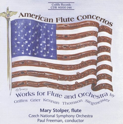 CD диск Stolper, Mary / Czech Nat'L Sym Orch / Freeman, Paul: American Flute Ctos: WRKS for Flute & Orchestra
CD диск Stolper, Mary / Czech Nat'L Sym Orch / Freeman, Paul: American Flute Ctos: WRKS for Flute & Orchestra