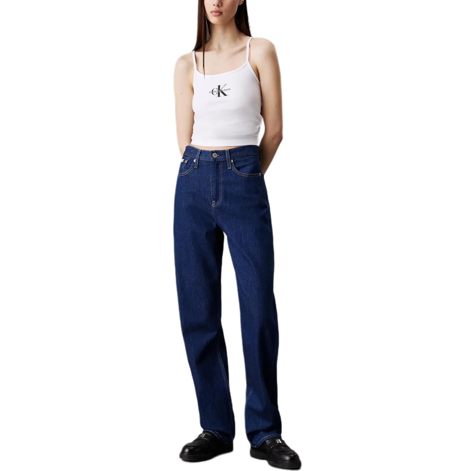 Топ с логотипом Calvin Klein, белый
Топ с логотипом Calvin Klein, белый