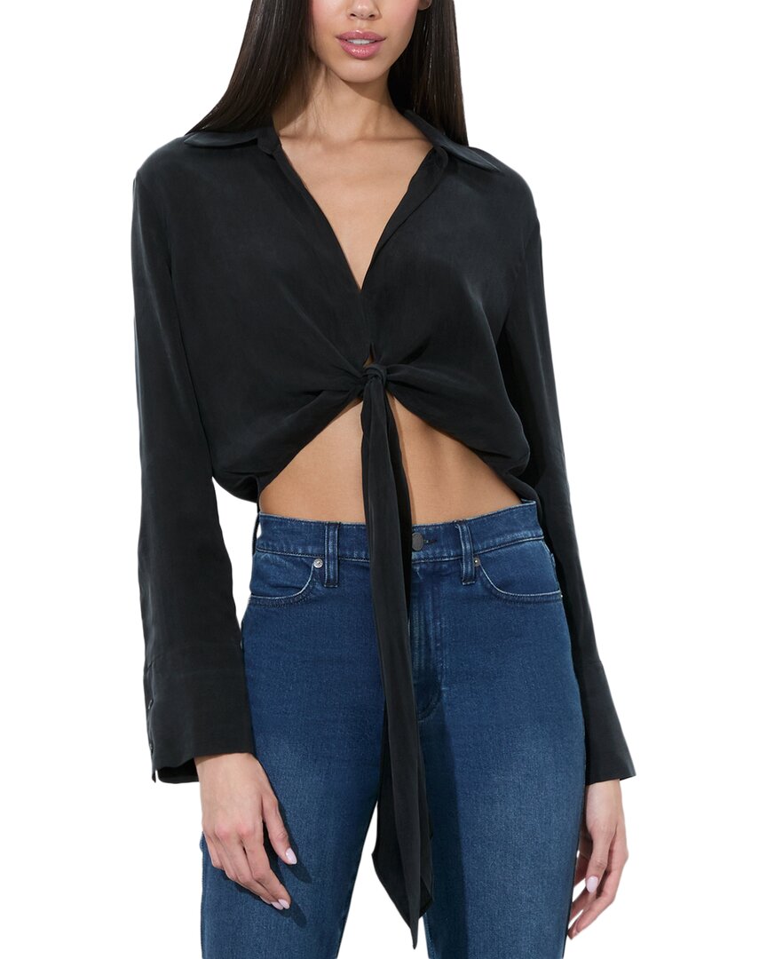 Рубашка alice + olivia Hannon Button Down Alice + Olivia, черный
Рубашка alice + olivia Hannon Button Down Alice + Olivia, черный