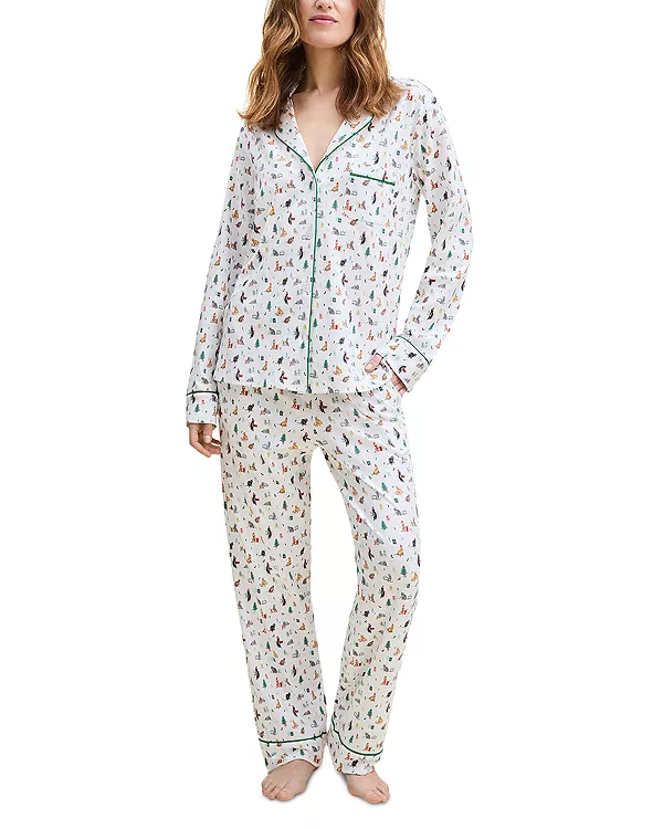 Пижамный комплект "Веселое мяу Пима" Petite Plume, белый
Пижамный комплект "Веселое мяу Пима" Petite Plume, белый