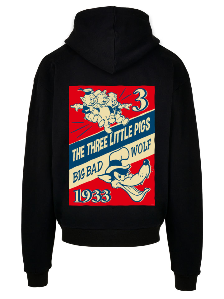 Ультратяжелая толстовка с капюшоном Disney Три поросенка и Большой злой волк черного цвета F4NT4STIC
Ультратяжелая толстовка с капюшоном Disney Три поросенка и Большой злой волк черного цвета F4NT4STIC