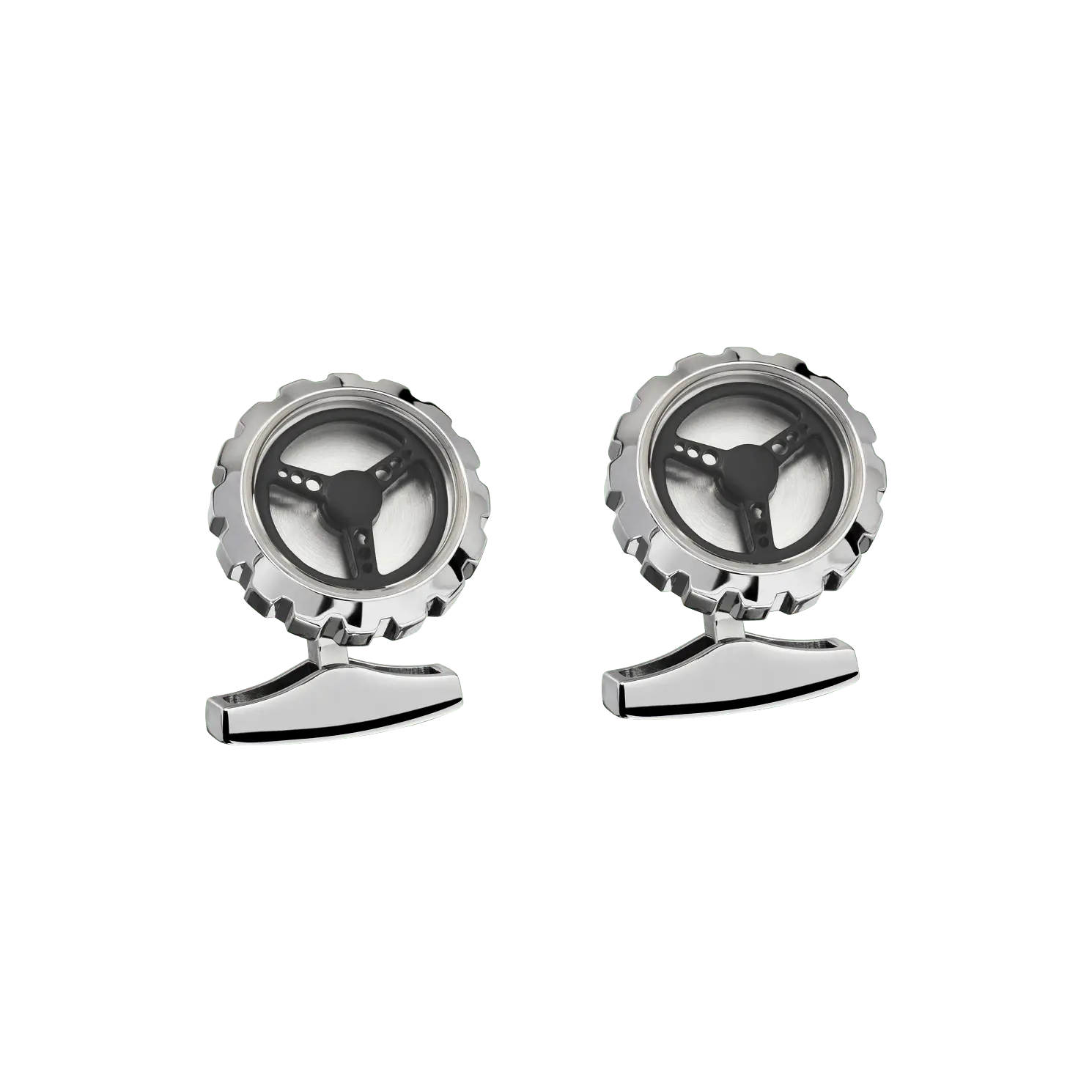 Запонки Chopard Classic Racing cufflinks - Инкрустация серебристого тона - металл серебристого и черного цвета
Запонки Chopard Classic Racing cufflinks - Инкрустация серебристого тона - металл серебристого и черного цвета