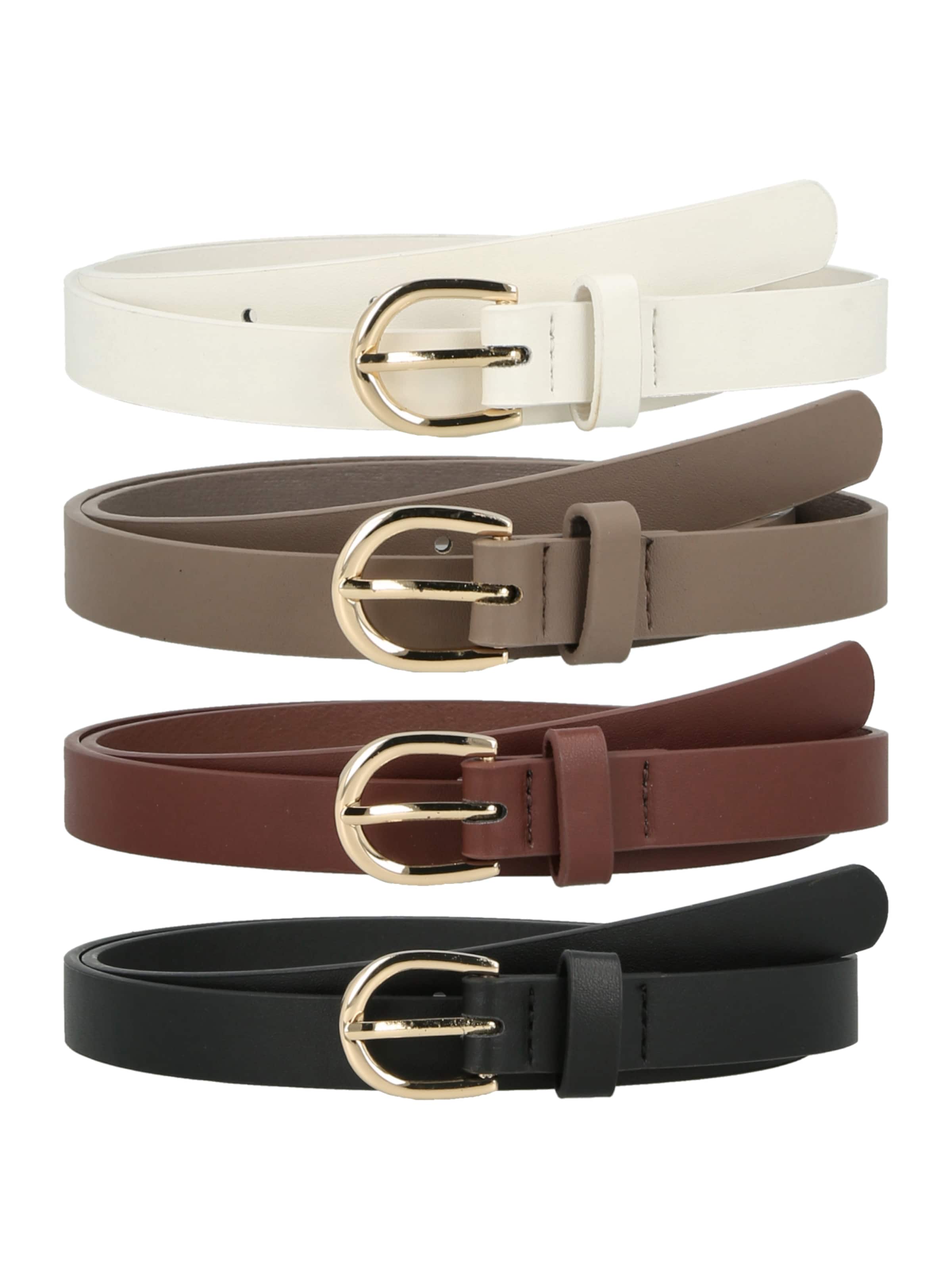 ABOUT YOU Ремень в цветах Brown, Taupe, Black, White
ABOUT YOU Ремень в цветах Brown, Taupe, Black, White