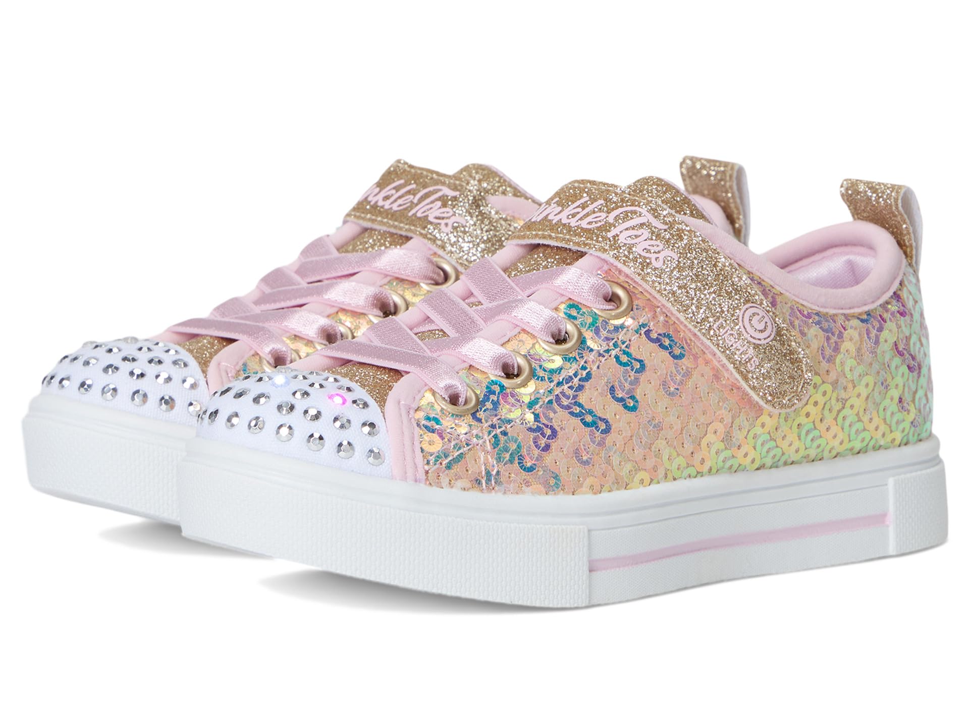 Кроссовки SKECHERS KIDS Twinkle Sparks - Sequin Party, Gold/Pink
Кроссовки SKECHERS KIDS Twinkle Sparks - Sequin Party, Gold/Pink