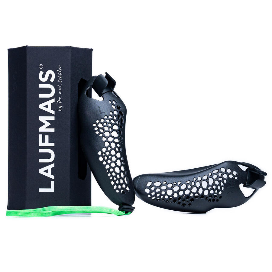 LAUFMAUS Кроссовки для бега от доктора медицины Шулера, черные с зеленой полосой, для больших лёгких видов спорта
LAUFMAUS Кроссовки для бега от доктора медицины Шулера, черные с зеленой полосой, для больших лёгких видов спорта