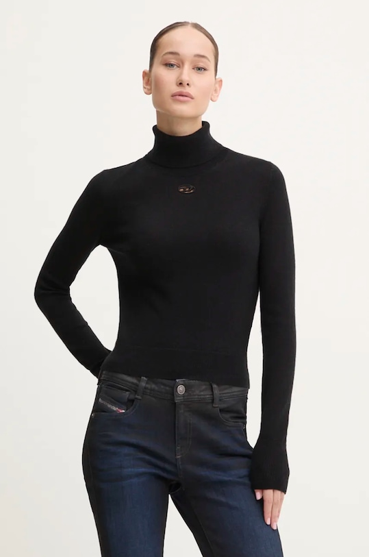 Шерстяной свитер M-AREESAX-TN Diesel, черный 
Шерстяной свитер M-AREESAX-TN Diesel, черный