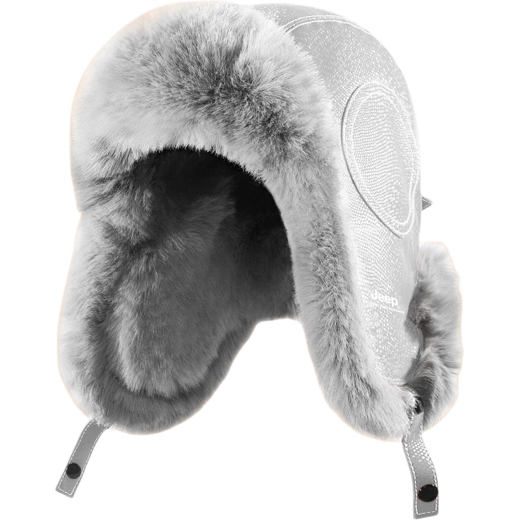 Кожаная шапка-ушанка Unisex Jeep, светло-серый-leather texture
Кожаная шапка-ушанка Unisex Jeep, светло-серый-leather texture