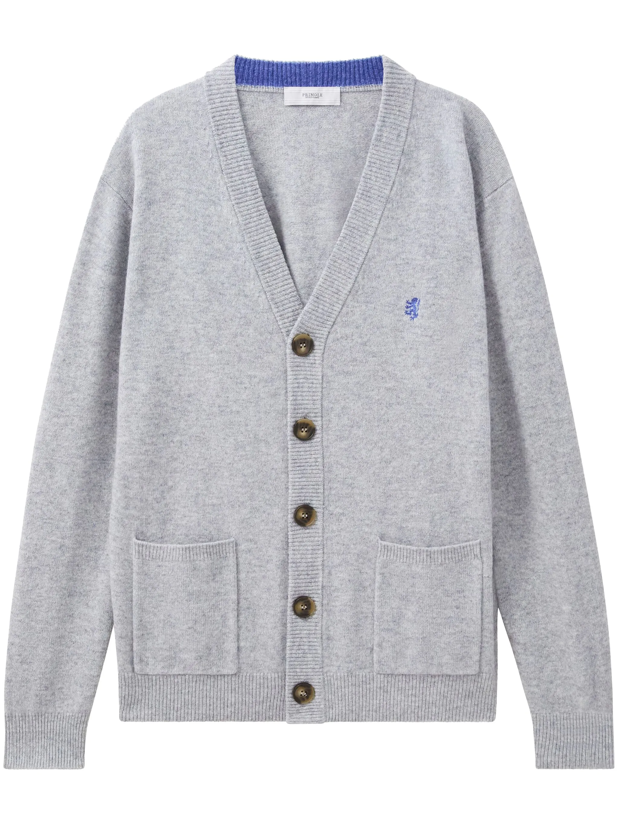 Шерстяной кардиган с V-образным вырезом Pringle Of Scotland, серый
Шерстяной кардиган с V-образным вырезом Pringle Of Scotland, серый