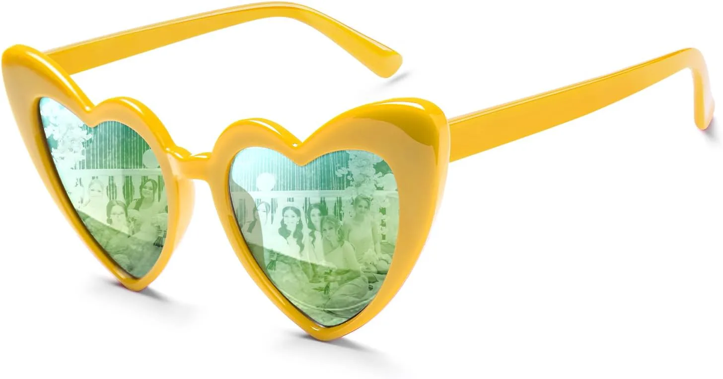 Солнцезащитные очки в форме сердца, винтажные очки в форме сердца, свадебные солнцезащитные очки для женщин, сувениры для девичника BOUBONI, Yellow Silver
Солнцезащитные очки в форме сердца, винтажные очки в форме сердца, свадебные солнцезащитные очки для женщин, сувениры для девичника BOUBONI, Yellow Silver