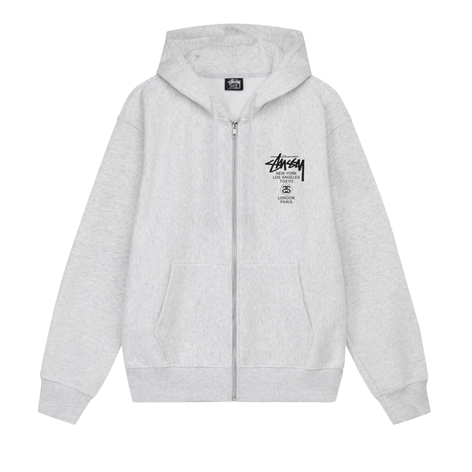 Толстовка на молнии Stussy World Tour, цвет Черный
Толстовка на молнии Stussy World Tour, цвет Черный