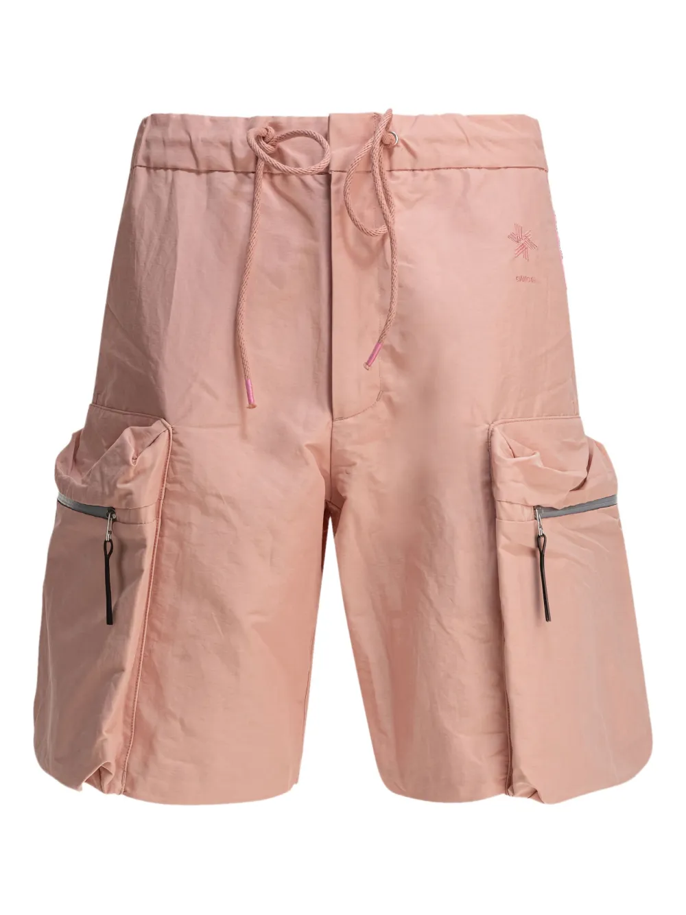 Шорты с кулиской и вышитым логотипом Goldwin, розовый
Шорты с кулиской и вышитым логотипом Goldwin, розовый