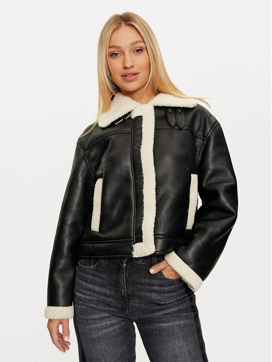 Куртка из искусственной кожи, стандартного кроя Pieces, черный
Куртка из искусственной кожи, стандартного кроя Pieces, черный