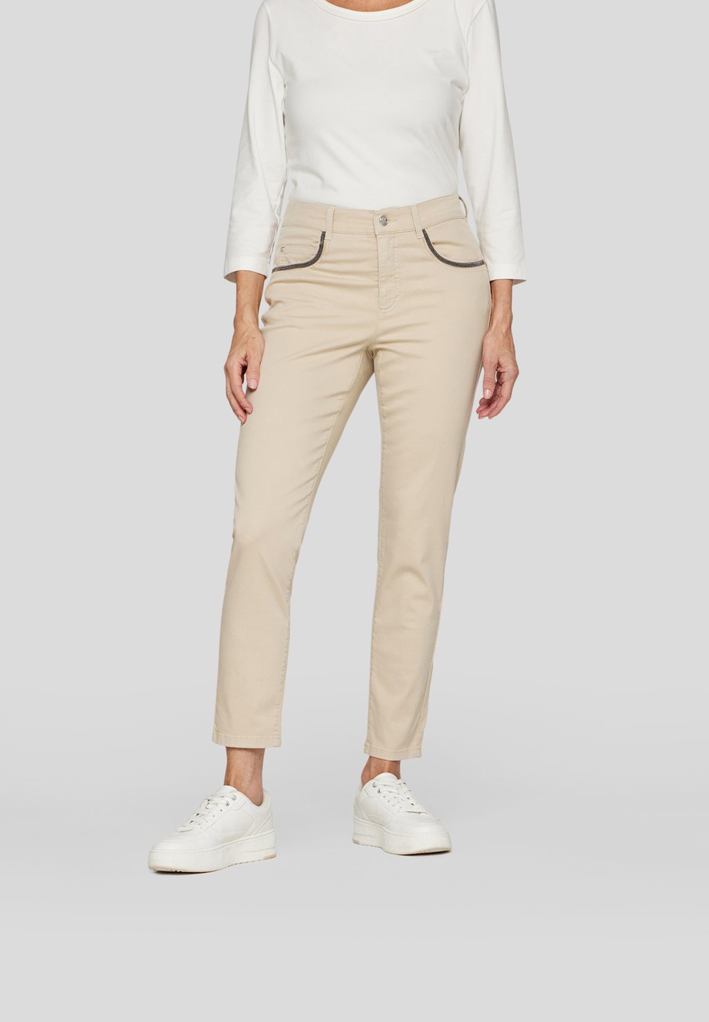 Джинсы облегающего кроя Rabe, бежевый
Джинсы облегающего кроя Rabe, бежевый