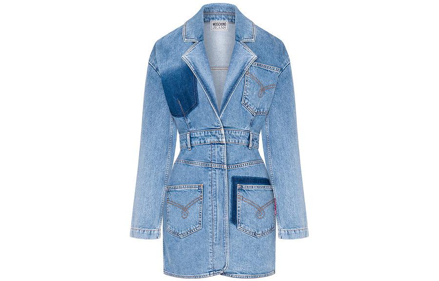 Длинное платье с длинными рукавами синее MOSCHINO
Длинное платье с длинными рукавами синее MOSCHINO