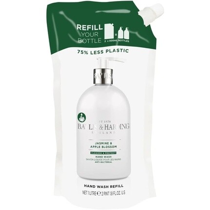 Сменный блок для мытья рук Baylis & Harding Jasmine & Apple Blossom 1 л
Сменный блок для мытья рук Baylis & Harding Jasmine & Apple Blossom 1 л