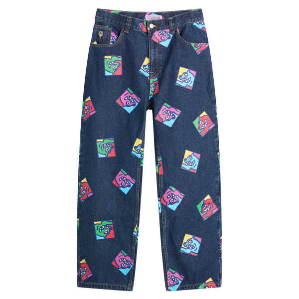 Running dog, плитка, свободные прямые джинсы Icecream, индиго
Running dog, плитка, свободные прямые джинсы Icecream, индиго