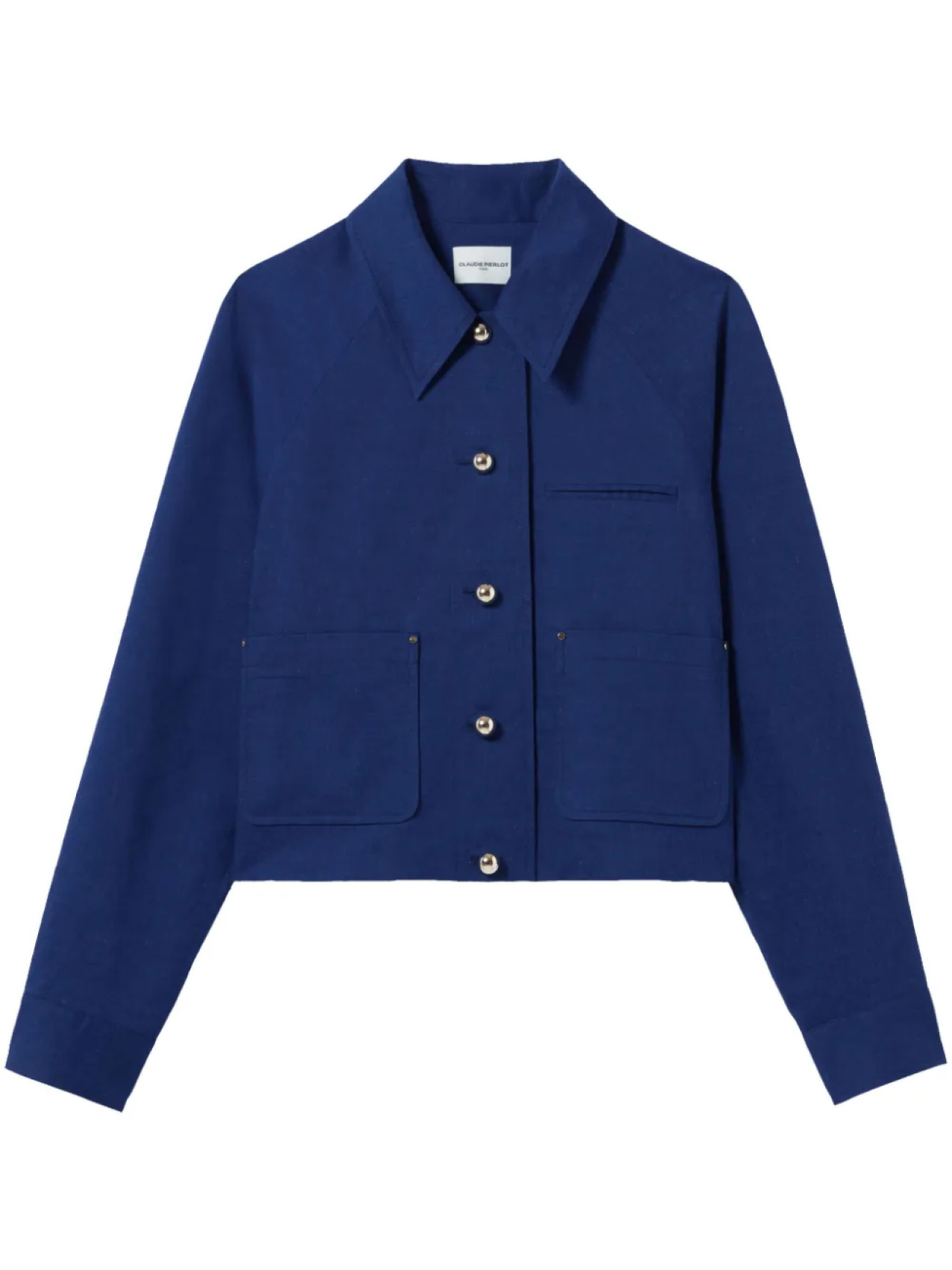 Claudie Pierlot укороченная куртка-рубашка, синий
Claudie Pierlot укороченная куртка-рубашка, синий