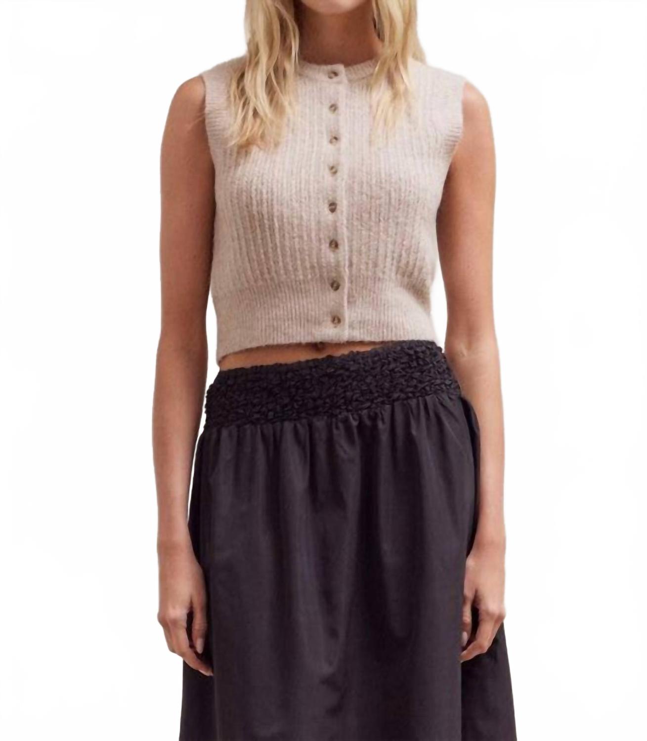 Вязаный жилет Kiley бежевого цвета Grade & Gather, бежевый
Вязаный жилет Kiley бежевого цвета Grade & Gather, бежевый