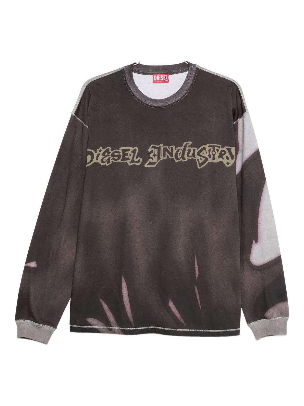 Свитшот с длинными рукавами и принтом-логотипом DIESEL, серый
Свитшот с длинными рукавами и принтом-логотипом DIESEL, серый