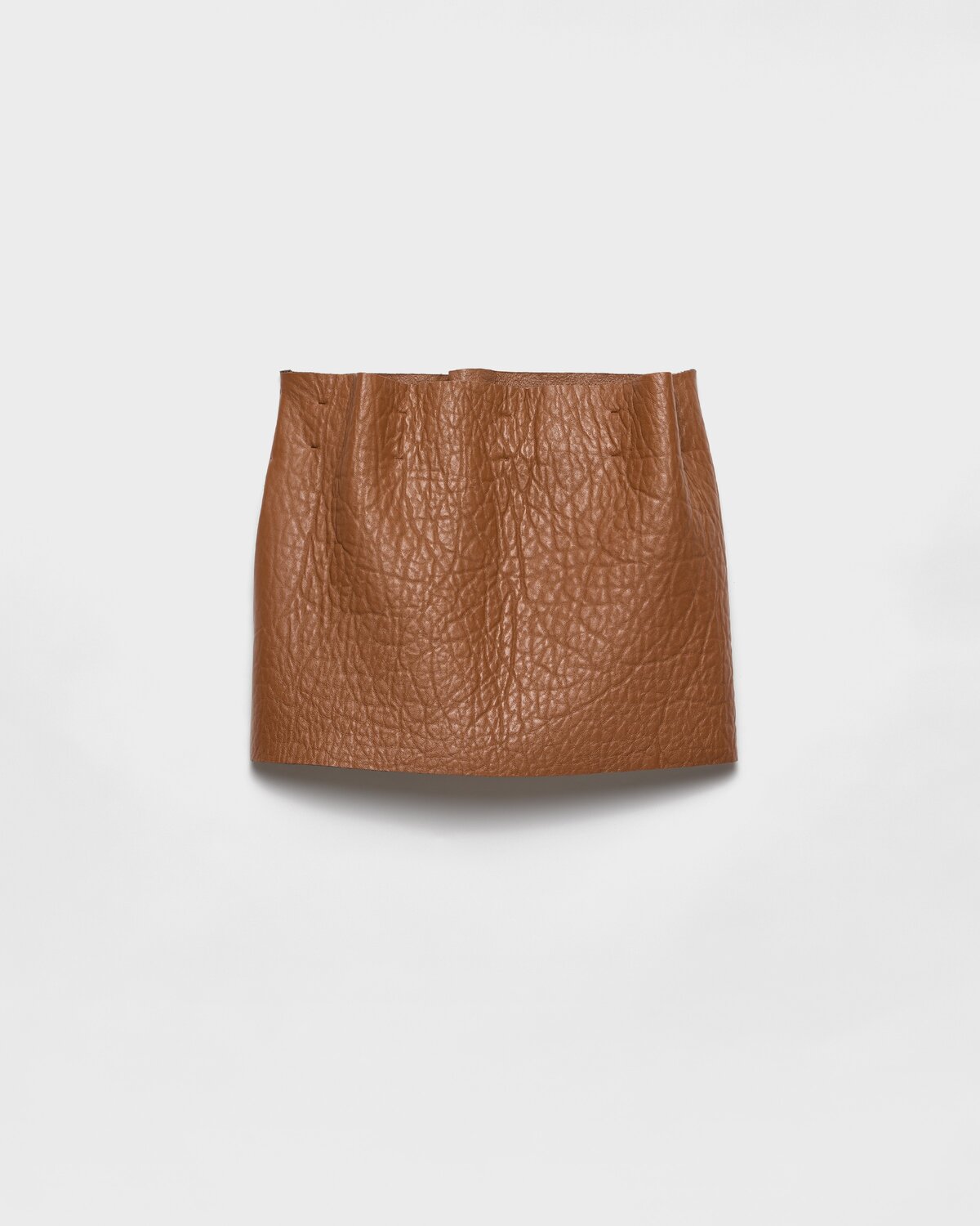 Мини-юбка из наппы Prada, коричневый
Мини-юбка из наппы Prada, коричневый