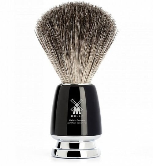 Помазок для бритья черный с барсучьим ворсом черный (81M226) Muhle, RYTMO
Помазок для бритья черный с барсучьим ворсом черный (81M226) Muhle, RYTMO