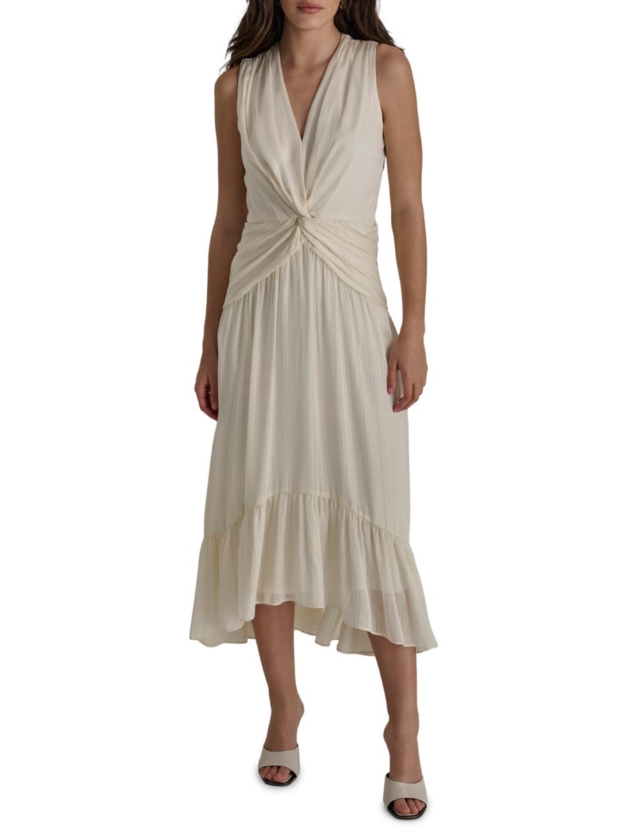 Платье миди А-силуэта с перекрученным спереди DKNY, цвет Eggshell
Платье миди А-силуэта с перекрученным спереди DKNY, цвет Eggshell