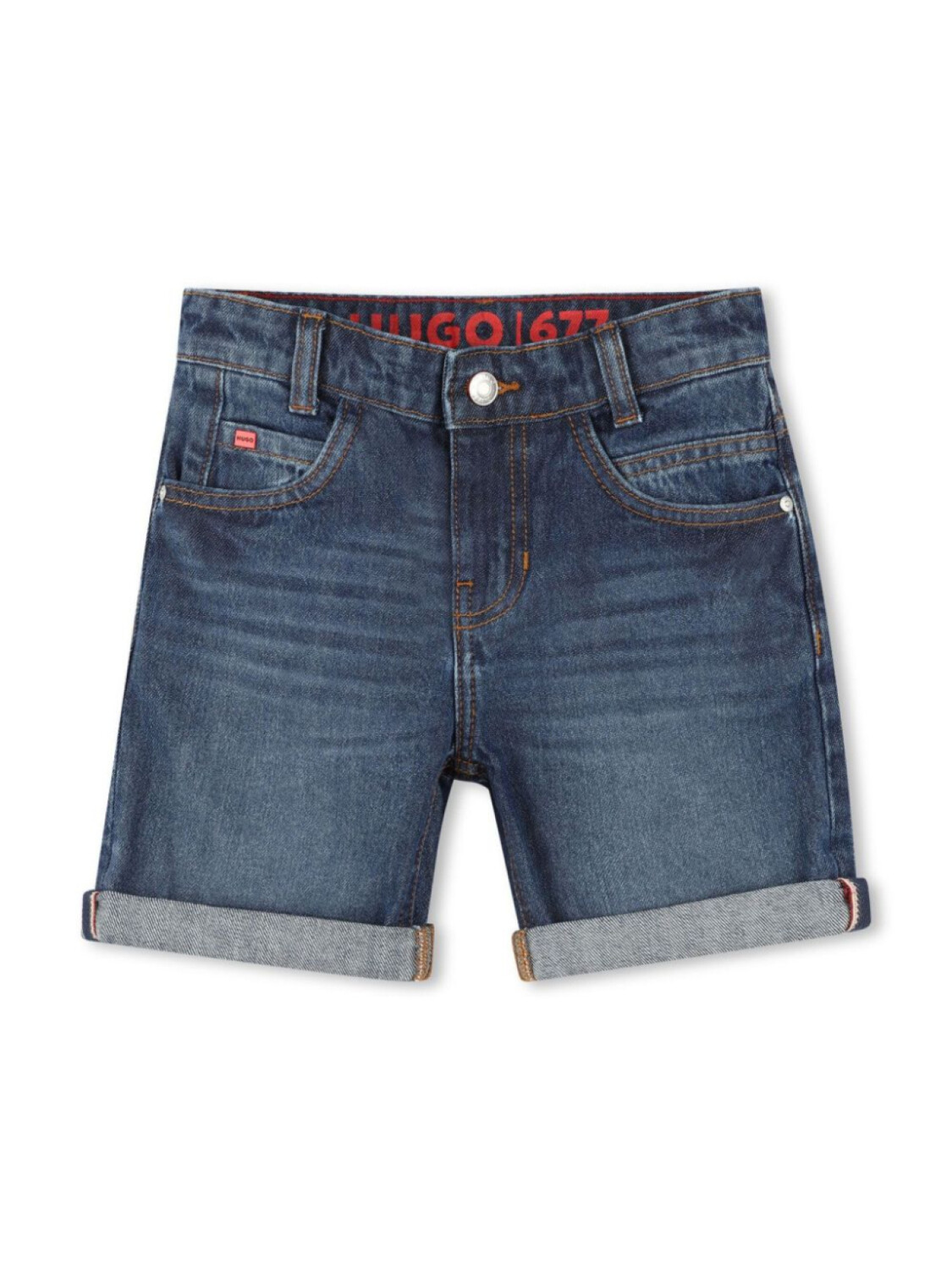 HUGO KIDS джинсовые шорты с нашивкой-логотипом, синий
HUGO KIDS джинсовые шорты с нашивкой-логотипом, синий