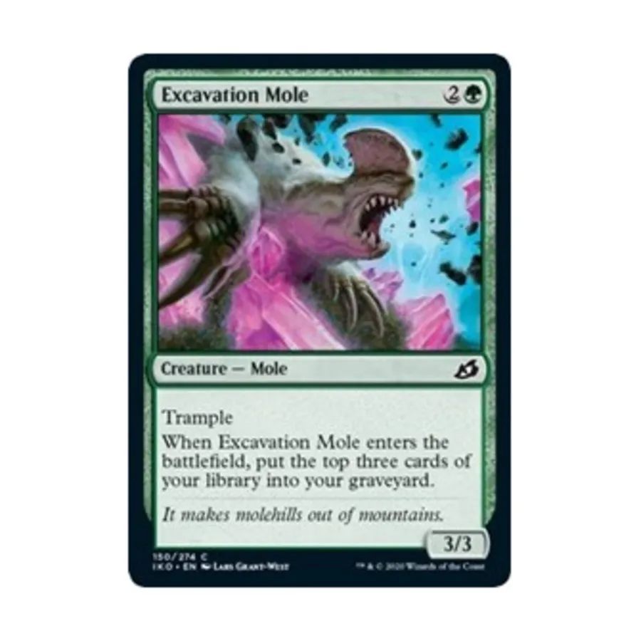CCG Раскопочный крот (С), MTG - Ikoria - Lair of Behemoths
CCG Раскопочный крот (С), MTG - Ikoria - Lair of Behemoths