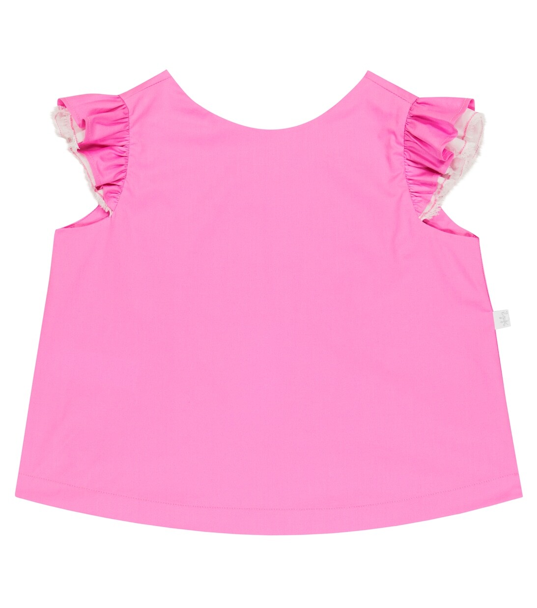 Топ из смесового хлопка с оборками Il Gufo, розовый
Топ из смесового хлопка с оборками Il Gufo, розовый