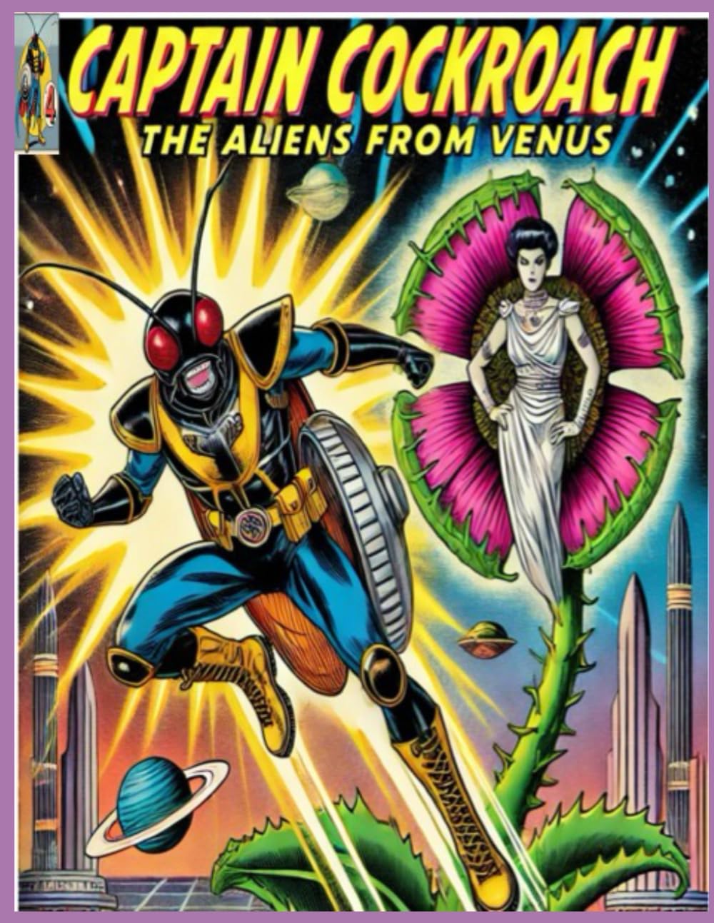 Captain Cockroach #4: The Aliens From Venus (Tales From The Trash) (Independently published)
Captain Cockroach #4: The Aliens From Venus (Tales From The Trash) (Independently published)