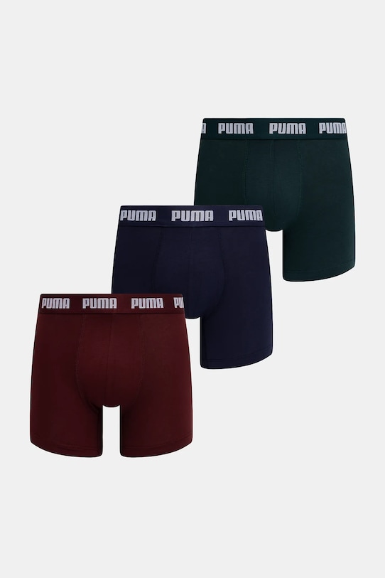 3 пары боксеров Puma, бордовый
3 пары боксеров Puma, бордовый