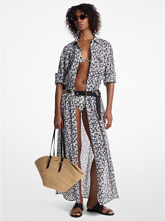 Платье-Рубашка из хлопкового батиста с цветочным принтом Michael Kors, белый
Платье-Рубашка из хлопкового батиста с цветочным принтом Michael Kors, белый