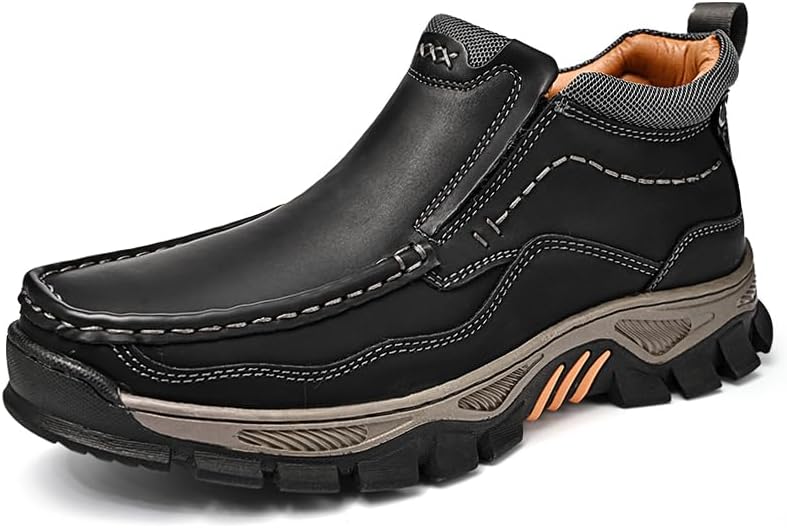 Мужские слипоны-кэжуал MOSTELO Легкие противоскользящие высокие туфли, черный
Мужские слипоны-кэжуал MOSTELO Легкие противоскользящие высокие туфли, черный