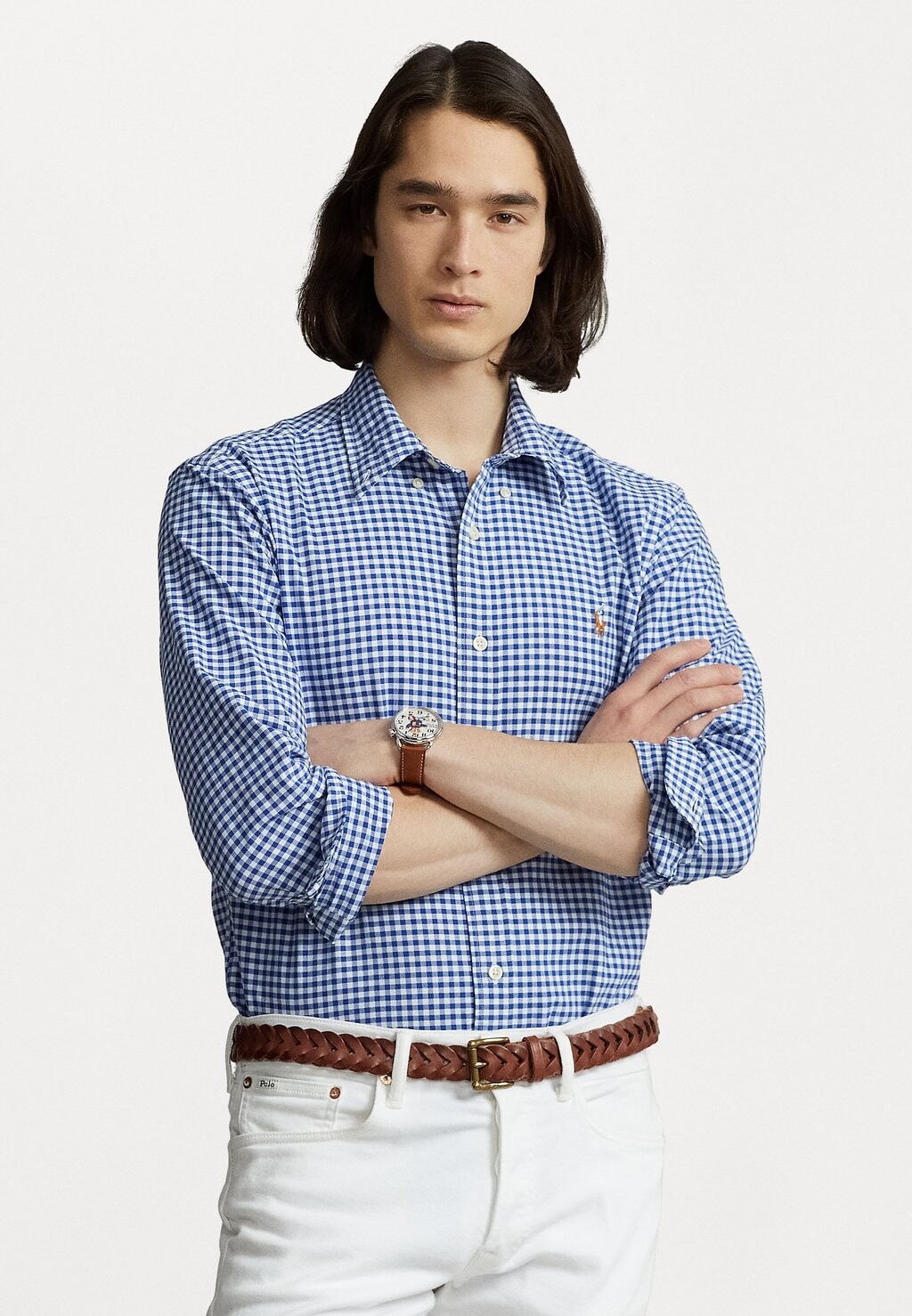 Рубашка ОКСФОРДСКАЯ РУБАШКА CUSTOM FIT Polo Ralph Lauren, синий/белый в мелкую клетку
Рубашка ОКСФОРДСКАЯ РУБАШКА CUSTOM FIT Polo Ralph Lauren, синий/белый в мелкую клетку